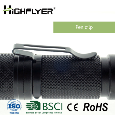XPE Glow Button Micro USB Akumulatorowa latarka, LED Focus Beam Flashlight