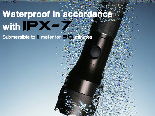 Najjaśniejsza latarka bezpieczeństwa Cree Xml T6 LED Waterproof IPX7 For Police