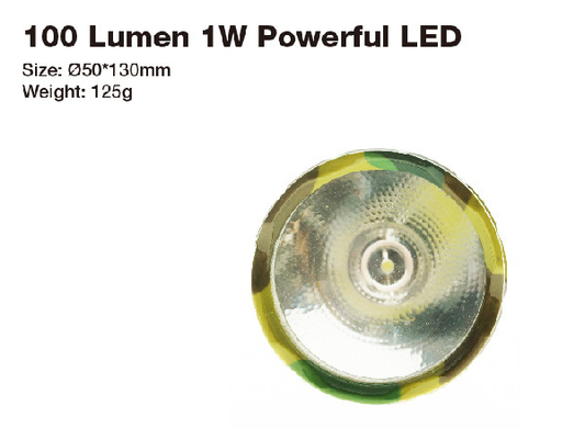 Poręczny rozmiar 1W LED Podłącz ładowarkę IPX3 10 godzin światła Runtime