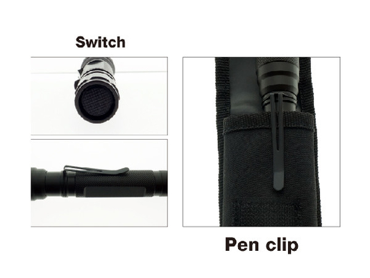 tradycyjne handsize 2 * baterie AA poręczne cree diody LED o dużej jasności Zooming latarka do EDC