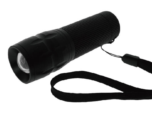 Latarka LED XML T6 EDC Małe słońce Zoom Rozmiar kieszonkowy 4 * Baterie AAA Latarka