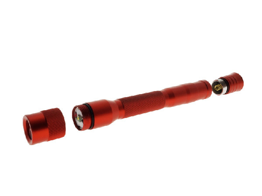 Super Power Cree LED Pen Flashlight Materiał ze stopu aluminium 2 * Baterie AAA