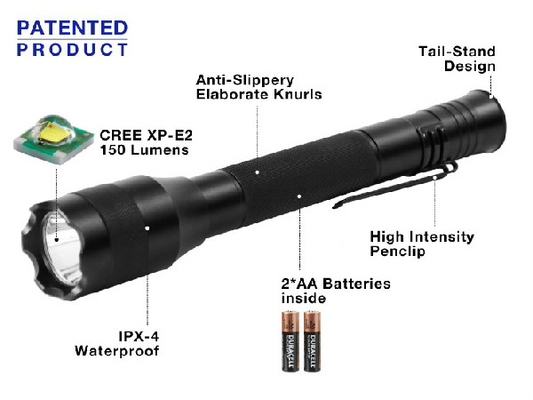 150 Lumens Stylus Led Flashlight, High Brightness Led Pocket Pen Light