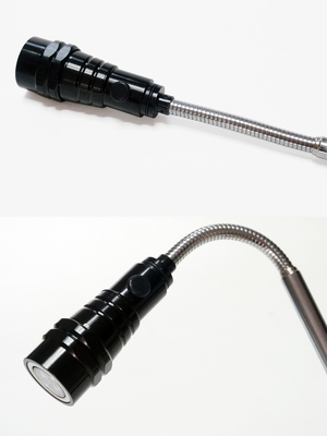 Stop aluminium Magnetic LED Pen Flashlight Extension Typ Przełącznik wciskany