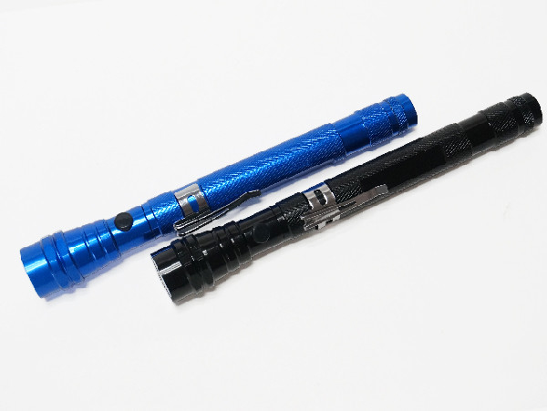 Stop aluminium Magnetic LED Pen Flashlight Extension Typ Przełącznik wciskany